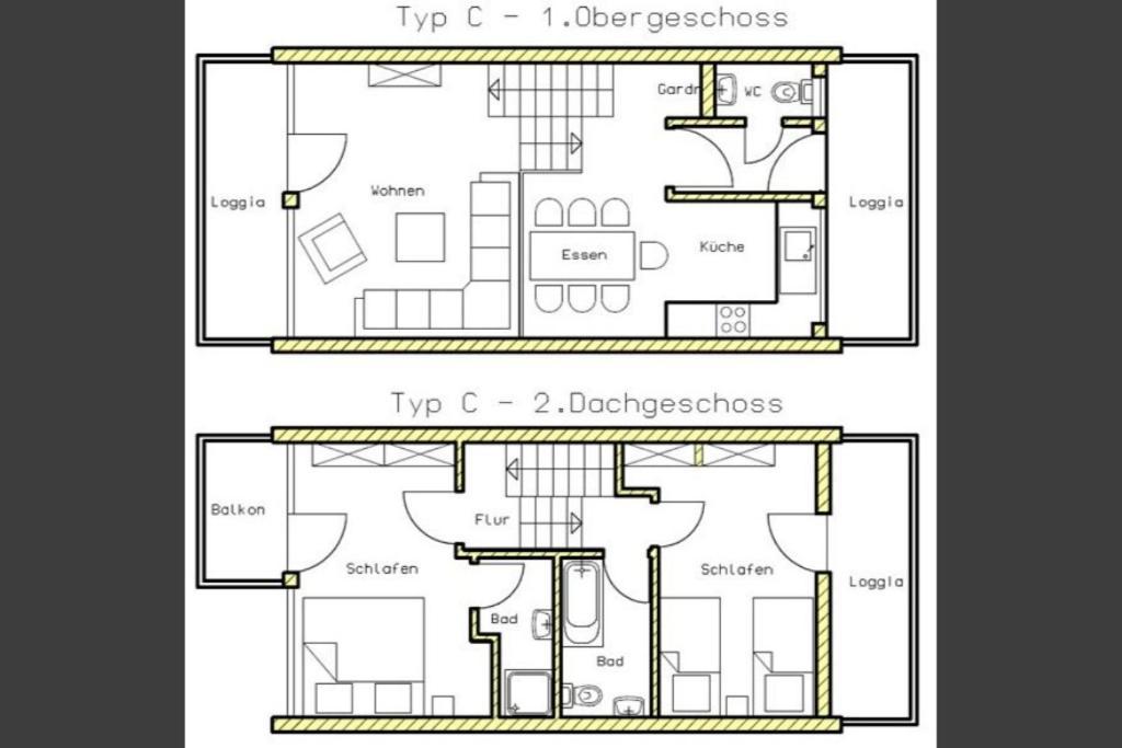 Gemutliche 93M2Fewo Mit 2 Schlafzimmern Und Seitlichem Seeblick Vom Balkon Scheid  Exterior foto